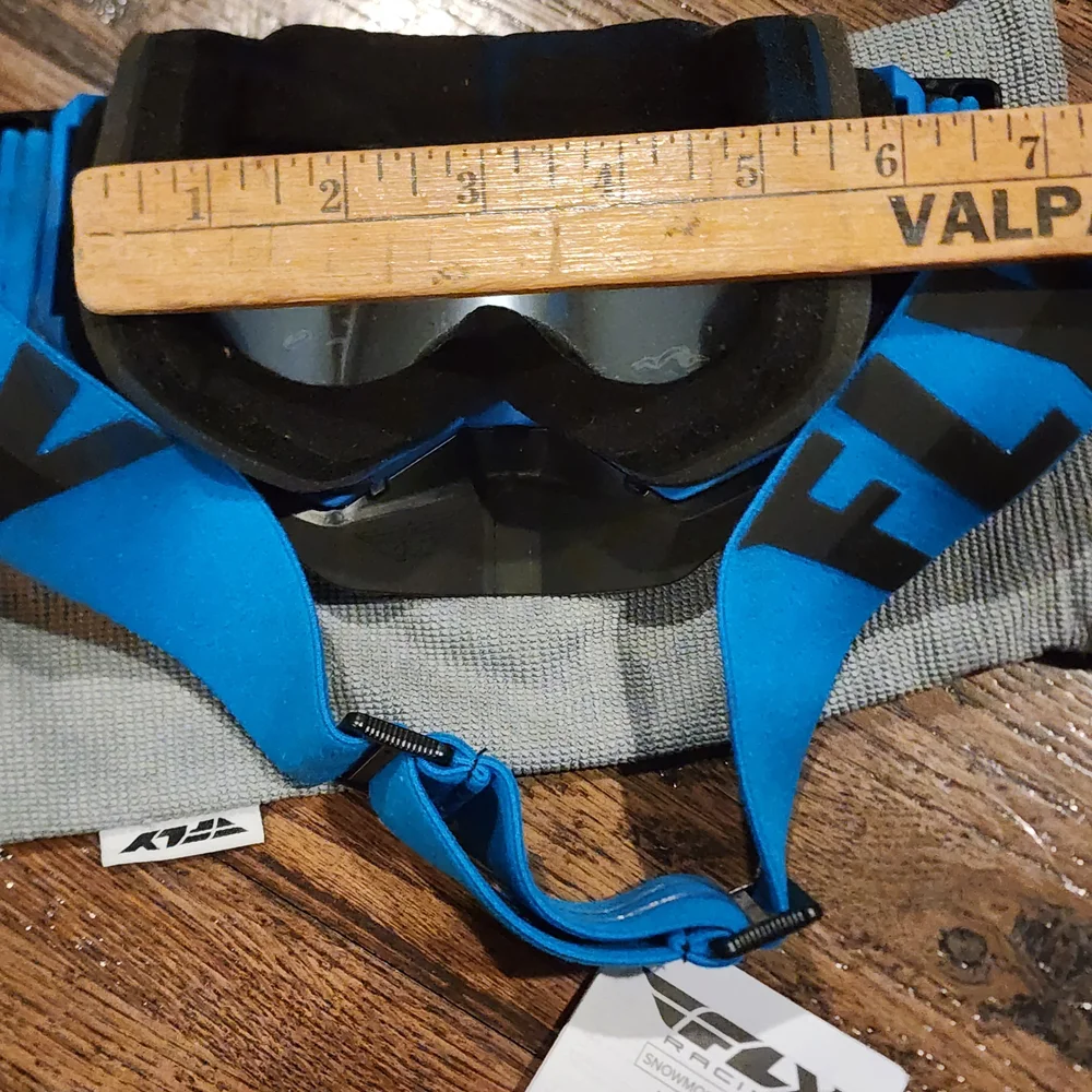 Fly Blue and Black Snowboarding Googles